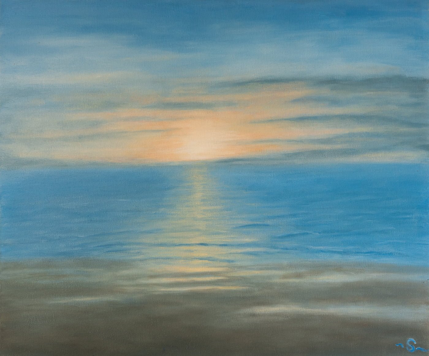 Zonsondergang Zeeland