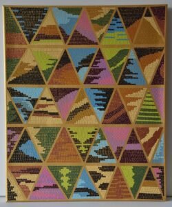 Driehoekjes op een rij